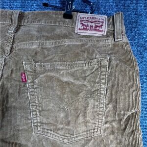 Levi Strauss Co 94 Baggy Corduroy Pants Tan 34x31
